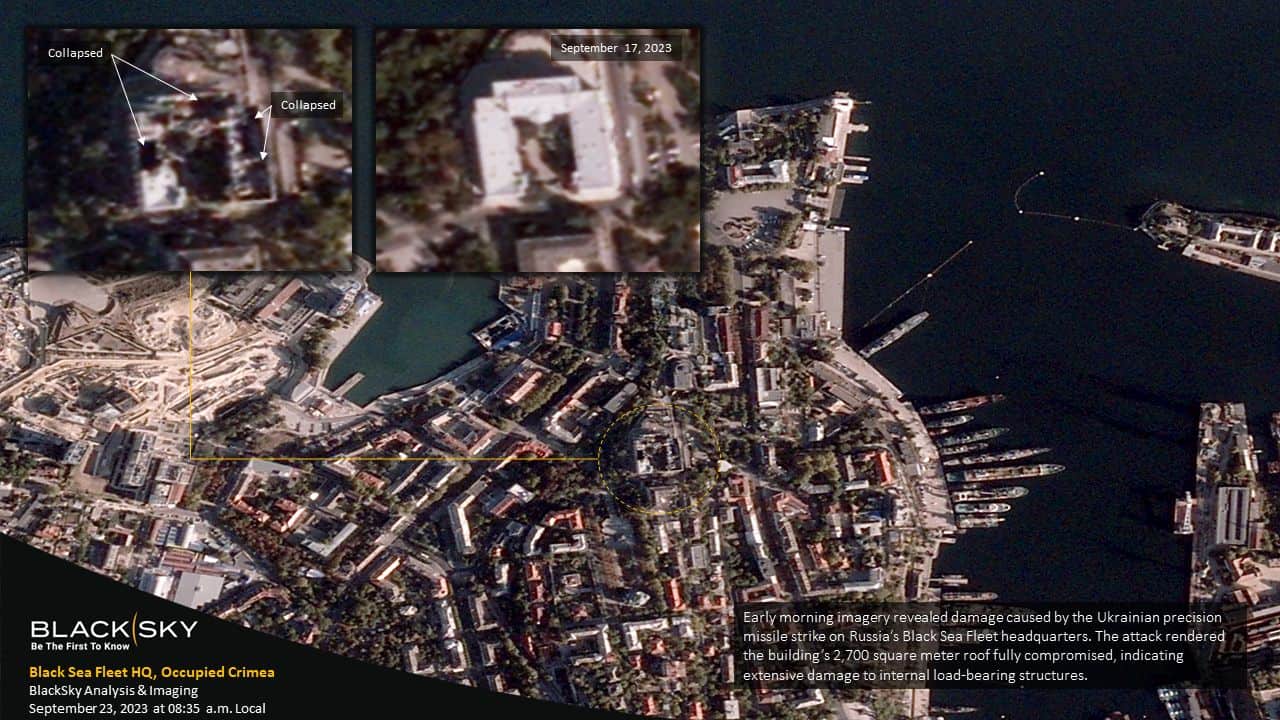 Russian Black Sea Fleet HQ, Occupied Crimea